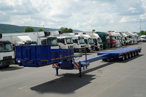 Nooteboom NISKOPODWOZIE / MCO / ROZCIĄGANA / 6 OSI / DMC: 85 TON / OSIE SKRĘTNE / LAWETA / 22, 5 M / SAF