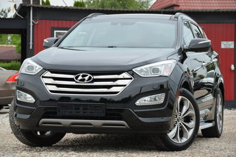 Hyundai Santa Fe Czarne 2.2CRDI 197KM Serwis Panorama Skóra Navi Bi-xenon Grz.fotele
