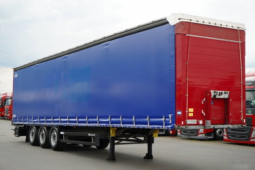 Schmitz -CARGOBULL / FIRANKA / STANDARD / OŚ PODNOSZONA / DACH PODNOSZONY 