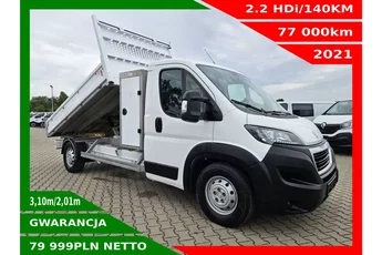 Peugeot boxer Wywrotka 79999zł NETTO 2.2 HDi/140KM