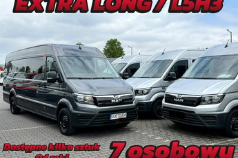 Volkswagen Crafter 3.180 Automat 7-OSÓB Brygadówka DOKA EXTRA LONG L5H3 Nowy 2024 Man