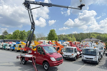 Mercedes Sprinter Podnośnik Koszowy 20m CMC TB200 Zwyżka Ważne UDT Wumag GSR Multitel P7