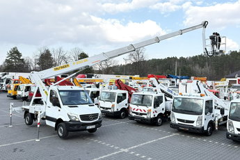 Mercedes Sprinter Podnośnik Koszowy 25m Palfinger P 250 BK Zwyżka Ruthmann Wumag GSR P7