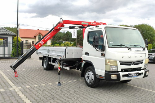 Mitsubishi Canter Fuso 7C15 3.0/150KM HDS FASSI F40 UNIKAT Super Stan Skrzynia Biegów Automat Klimatyzacja Ważne UDT Ład-4080kg DMC-7500kg