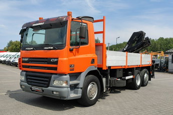 DAF CF 85.380 6x2 Oś Skrętna Skrzynia HDS HIAB 220C + Pilot Super Stan Techniczny i Wizualny UNIKAT