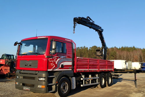 MAN Man 26.440 6x4 HDS HIAB 166 B-3 DUO Wywrotka Meiller 2-stronna Skrzynia Super Stan Techniczny i Wizualny UNIKAT