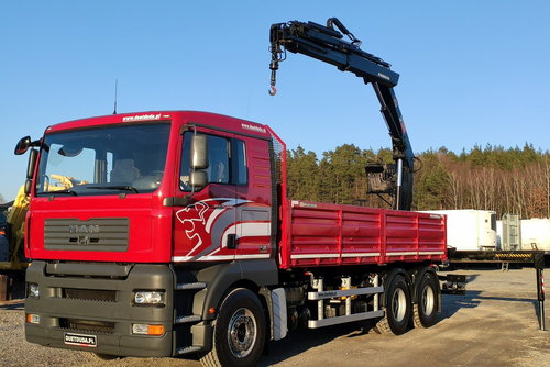 MAN Man 26.440 6x4 HDS HIAB 166 B-3 DUO Wywrotka Meiller 2-stronna Skrzynia Super Stan Techniczny i Wizualny UNIKAT