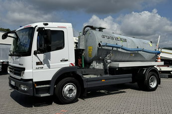 Mercedes Atego 1218 Asenizacyjny Szambiarka Beczka Szambowóz Poj.6m 2019r DMC-11990kg Ład-4470kg Zabudowa JOSKIN 6000 Litrów