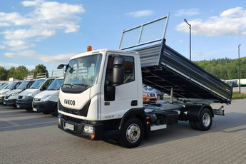 Iveco Eurocargo 80EL18Super Stan UNIKAT Blokada Mostu Nowa zabudowa Wywrot 3-stronny tył Resor