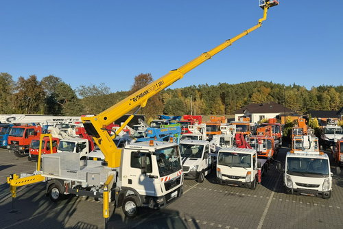MAN TGL 7.150 Zwyżka Ruthmann T330 33-Metry w bok 21m Mały przebieg 18.000km Jak Wumag GSR PALFINGER T300 Super Stan P7