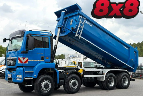 MAN TGS 35.440 8x8 S1 CARNEHL Mały przebieg: 154.000km Zadbany Wywrot do tyłu nie ( Mercedes Volvo Scania 8x6 Meiller KH-Kiper S3 )