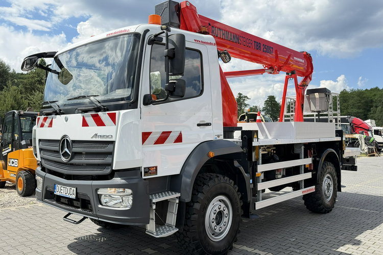 Mercedes Atego E6 4x4 Zwyżka RUTHMANN TBR250 S7 Mało Używany UNIKAT Zwyżka Wysokość Podnoszenia 25m (Palfinger, Wumag, MAN) P7 zdjęcie 3