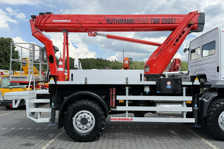 Mercedes Atego E6 4x4 Zwyżka RUTHMANN TBR250 S7 Mało Używany UNIKAT Zwyżka Wysokość Podnoszenia 25m (Palfinger, Wumag, MAN) P7 zdjęcie 7