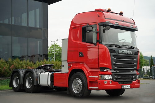 Scania R 580 / V8 / 6x4 /  PEŁNY ADR /  RETARDER / KLIMA POSTOJOWA /  DMC: 150.000 KG / 3 OSIOWY CIĄGNIK SIODŁOWY 
