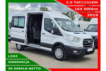 Ford transit L2H2 59999zł NETTO Brygadówka 6 osób 2.0TdCi/131KM