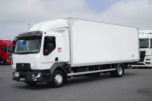 Renault / D 16 / 280 / ACC / EURO 6 / KONTENER + WINDA / ŁAD. 9095 KG / 18 PALET
