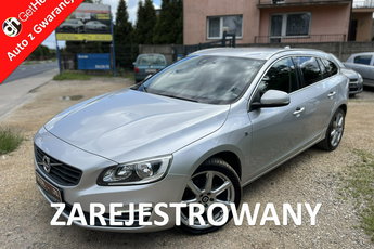 Volvo V60 2.0 Zarejestrowany Oryginal Lakier Skóry Led Navi 6biegów Stan Idealny