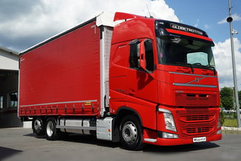 Volvo FH 460 / FIRANKA 7.4 M / I-SAVE / KLIMA POSTOJOWA / OŚ PODNOSZONA / SKRĘTNA / PLANDEKA ZBROJONA
