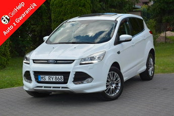 Ford Kuga Individual 4WD Skóry Panorama Radar Ledy Navi Tablet Kamera El.klapa