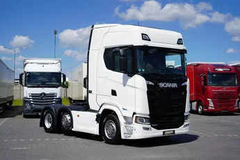 Scania S 500 / E 6 / ACC / PUSHER / RETARDER / I -COOL / OŚ SKRĘTNA / DMC 50 000 KG