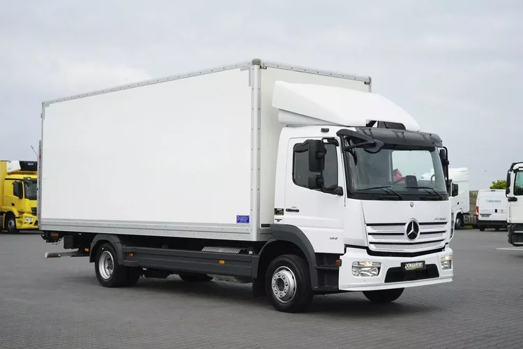 Mercedes ATEGO / 1221 / ACC / EURO 6 / KONTENER + WINDA / 17 PALET zdjęcie 1