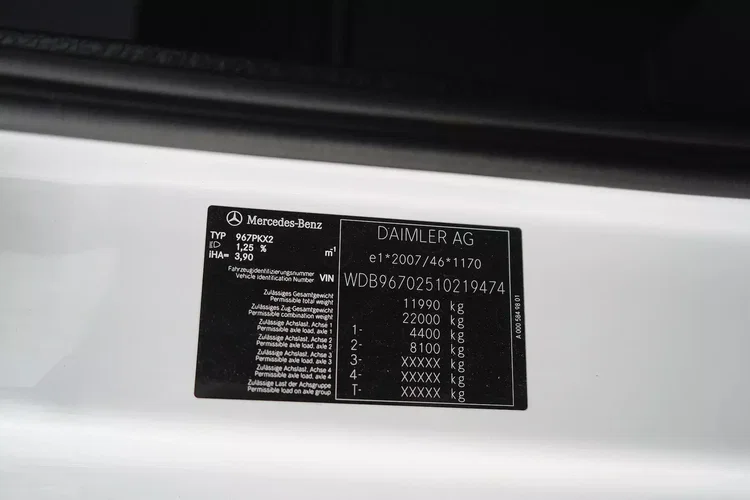 Mercedes ATEGO / 1221 / ACC / EURO 6 / KONTENER + WINDA / 17 PALET zdjęcie 11