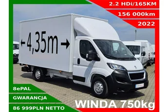 Peugeot boxer Kontener winda 8 ePAL 86999zł NETTO 2.2 HDi/165KM