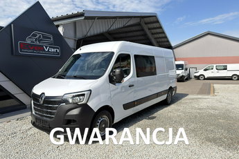Renault Master max L3H2 7 osobowy brygadówka lift doka pełna opcja