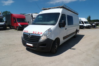 Opel Movano L4 H2 brygadówka 7 osobowy blaszak max