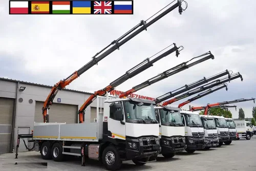 Renault C380 Comfort 6×4 / HDS Atlas 172.3E / Zasięg 12.3 m / Udźwig 6.1 t / Burtowy 17 EPAL_256271
