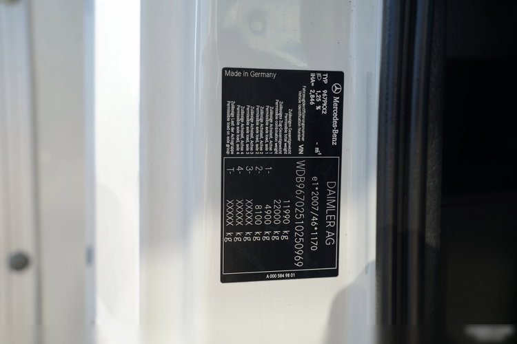 Mercedes ATEGO  1218 / 4X2 / KONTENER / WINDA DHOLLANDIA  - 1 500KG / ROLETA  zdjęcie 43