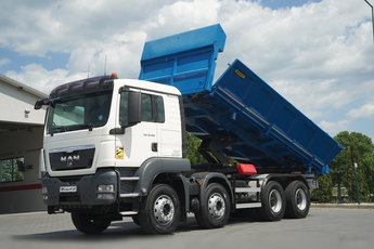 MAN TGS 35.360 / 8x4 / WYWROTKA 2 STRONNA  / HYDROBURTA / BORDMATIK /