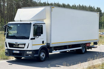 MAN TGL 12.190 Kontener Sprowadzony Euro 6 Przebieg Udokumentowany, Winda, Kontener, Blokada Mostu, GWARANCJA