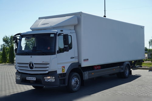 Mercedes ATEGO 1221 / 4X2 / KONTENER / WINDA DHOLLANDIA - 1 500KG / AUTOMAT / EURO 6