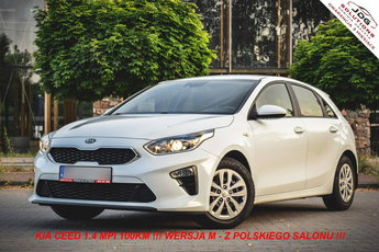 Kia Cee'd Z polskiego salonu Serwis ASO Faktura VAT 23% - Kwota Brutto