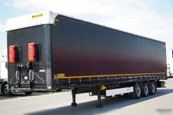 Wielton / FIRANKA / STANDARD / OŚ PODNOSZONA / DACH PODNOSZONY / 385/65 r22, 5
