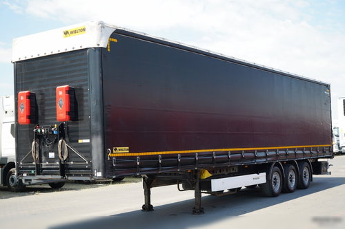 Wielton / FIRANKA / STANDARD / OŚ PODNOSZONA / DACH PODNOSZONY / 385/65 r22, 5