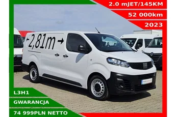Fiat Scudo L3H1 74999zł NETTO 2.0mJET/145KM