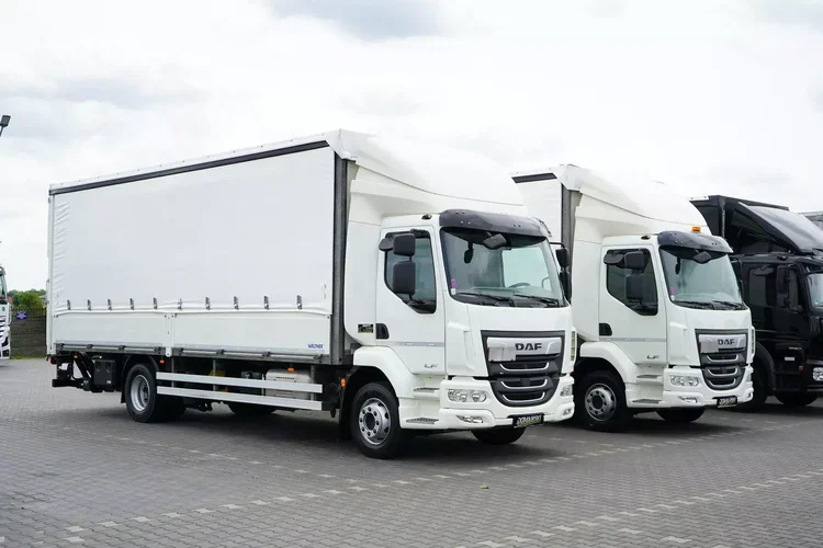 DAF LF / 260 / E 6 / ACC / BURTOFIRANKA + WINDA / ŁAD. 8 975 KG / 18 PALET zdjęcie 1