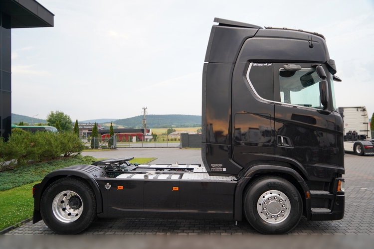 Scania S 580 / V8 / RETARDER / KLIMA POSTOJOWA / CAŁA NA PODUSZKACH / ALUFELGI / SKÓRY /  zdjęcie 9