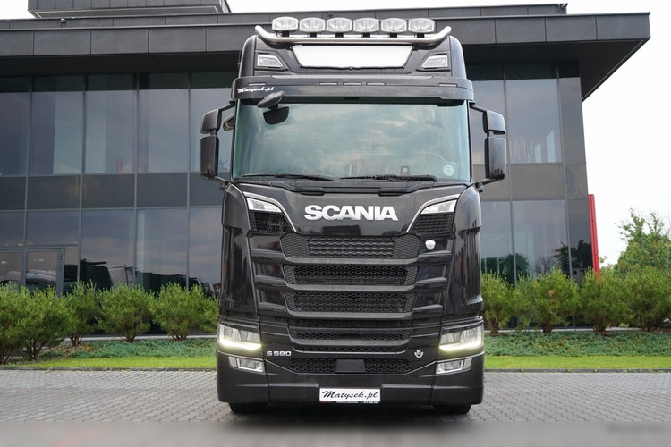 Scania S 580 / V8 / RETARDER / KLIMA POSTOJOWA / CAŁA NA PODUSZKACH / ALUFELGI / SKÓRY /  zdjęcie 3