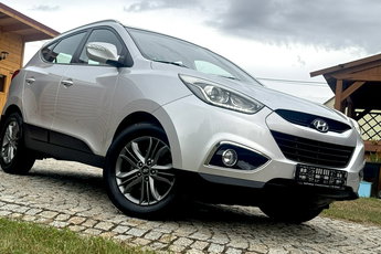 Hyundai ix35 1.6 Benz 135KM z Niemiec, LIFT 2015r, Pół-skóry, Grzane fotele, NAVI