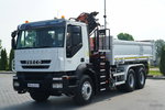 Iveco TRAKKER 410 / 6X4 / 2 STR. WYWROTKA + HDS ATLAS 125.2 /  HYDROBURTA / ROTATOR / MANUAL / EEV /  zdjęcie 14