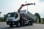 Iveco TRAKKER 410 / 6X4 / 2 STR. WYWROTKA + HDS ATLAS 125.2 /  HYDROBURTA / ROTATOR / MANUAL / EEV /  zdjęcie 1