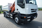 Iveco TRAKKER 410 / 6X4 / 2 STR. WYWROTKA + HDS ATLAS 125.2 /  HYDROBURTA / ROTATOR / MANUAL / EEV /  zdjęcie 20