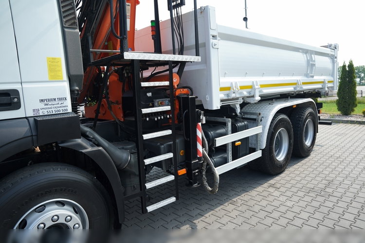 Iveco TRAKKER 410 / 6X4 / 2 STR. WYWROTKA + HDS ATLAS 125.2 /  HYDROBURTA / ROTATOR / MANUAL / EEV /  zdjęcie 23