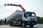 Iveco TRAKKER 410 / 6X4 / 2 STR. WYWROTKA + HDS ATLAS 125.2 /  HYDROBURTA / ROTATOR / MANUAL / EEV /  zdjęcie 6
