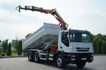 Iveco TRAKKER 410 / 6X4 / 2 STR. WYWROTKA + HDS ATLAS 125.2 /  HYDROBURTA / ROTATOR / MANUAL / EEV /  zdjęcie 7
