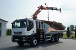 Iveco TRAKKER 410 / 6X4 / 2 STR. WYWROTKA + HDS ATLAS 125.2 /  HYDROBURTA / ROTATOR / MANUAL / EEV /  zdjęcie 8