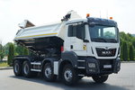 MAN TGS 35.500 / 8X4 / WYWROTKA 2 STR / HYDROKLAPA / HYDROBURTA  BORDMATIC / PLANDEKA ELEKTRYCZNA /  AUTOMAT / EURO 6 zdjęcie 14